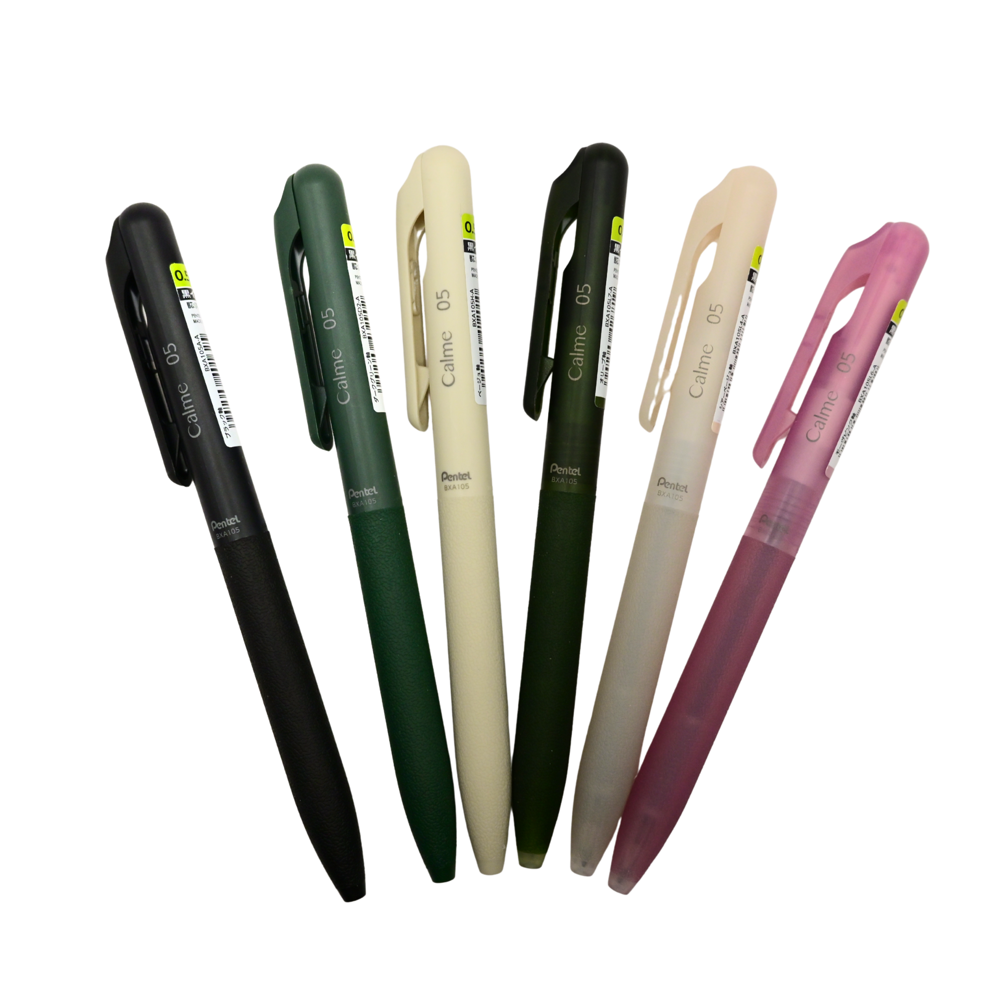 Pentel Calme Quiet Click Ballpoint Pen - 0.5 mm