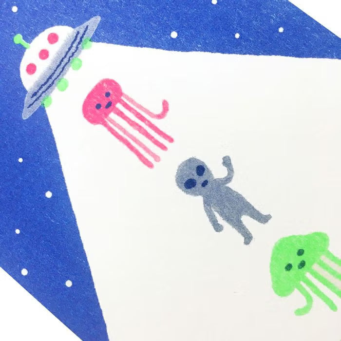Furukawa Shiko 古川紙工 Postcard Retro Printed Postcards - Aliens