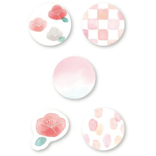 Furukawa Shiko 古川紙工 Decoration Iroiro-Do Washi flake sticker - Peach