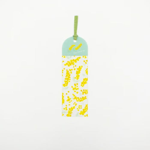 Furukawa Shiko 古川紙工 HONTOWATASHI Clear Bookmark - Mimosa