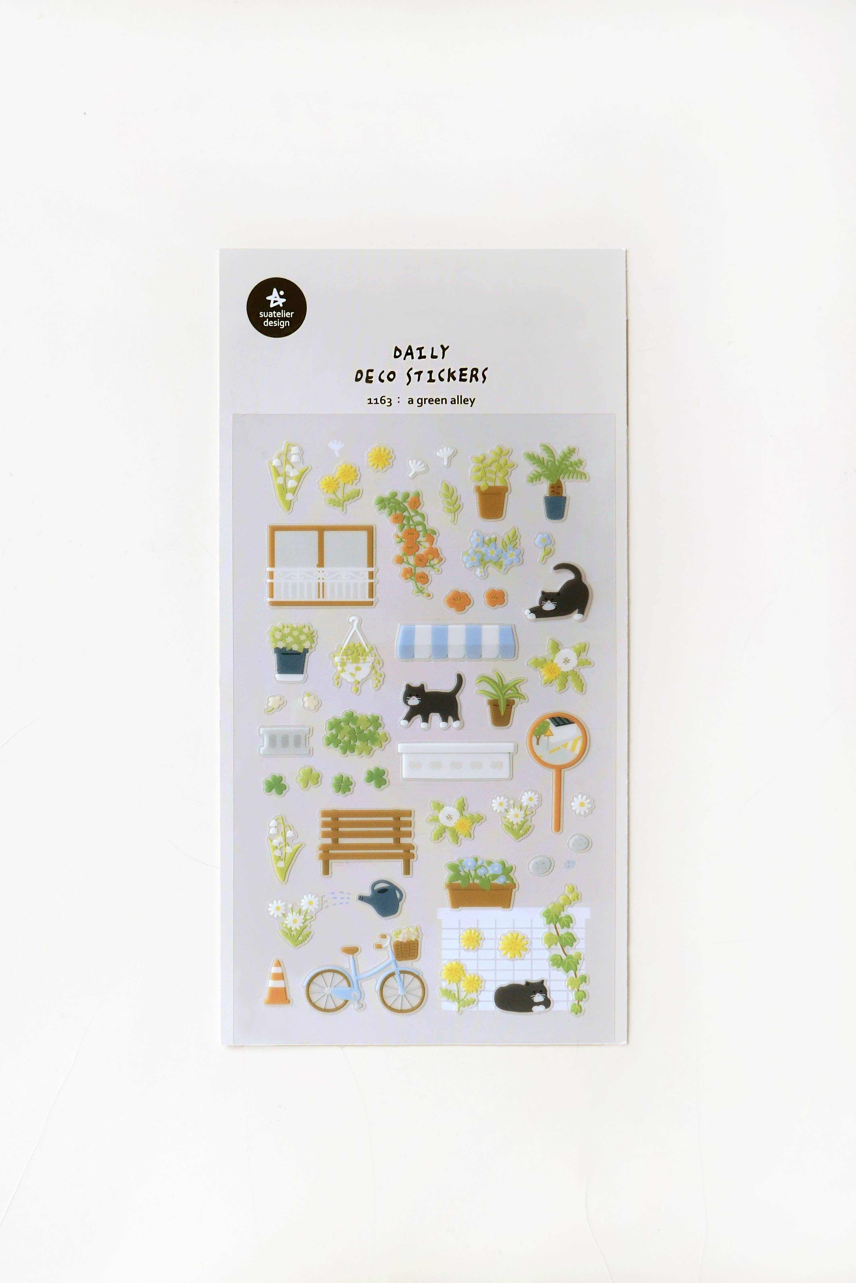 Suatelier Design Daily Deco Stickers - 1163 A Green Alley
