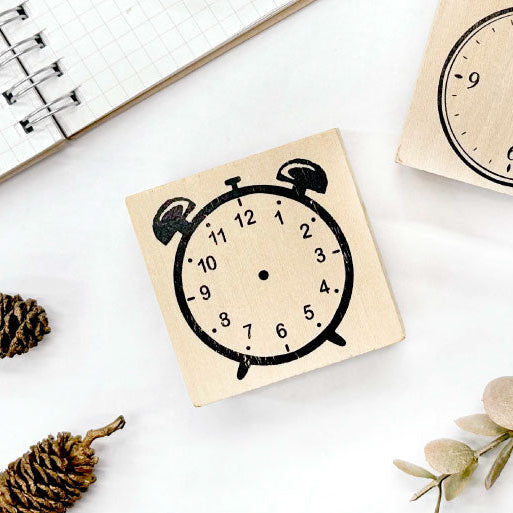 Season Paper Stamp - Clock