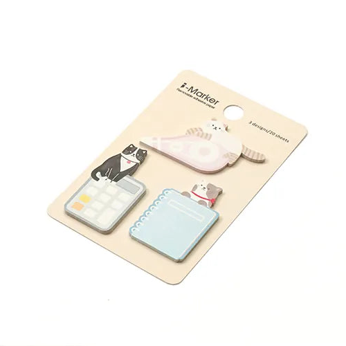 i-Marker Animal pagination - Stationery Cat