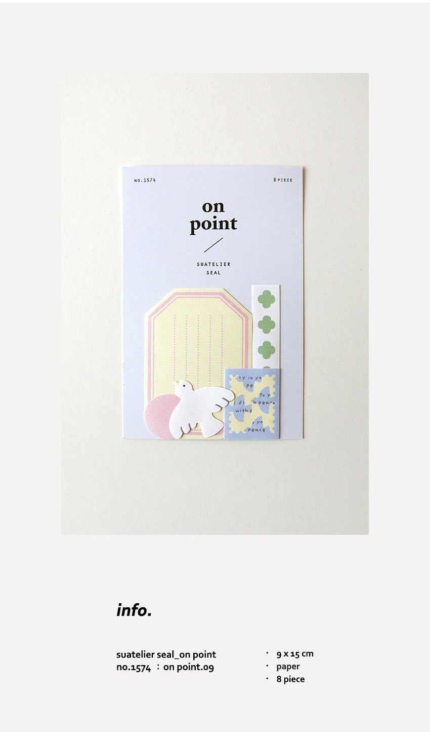 Suatelier Design On Point Sticker Set - on point.09