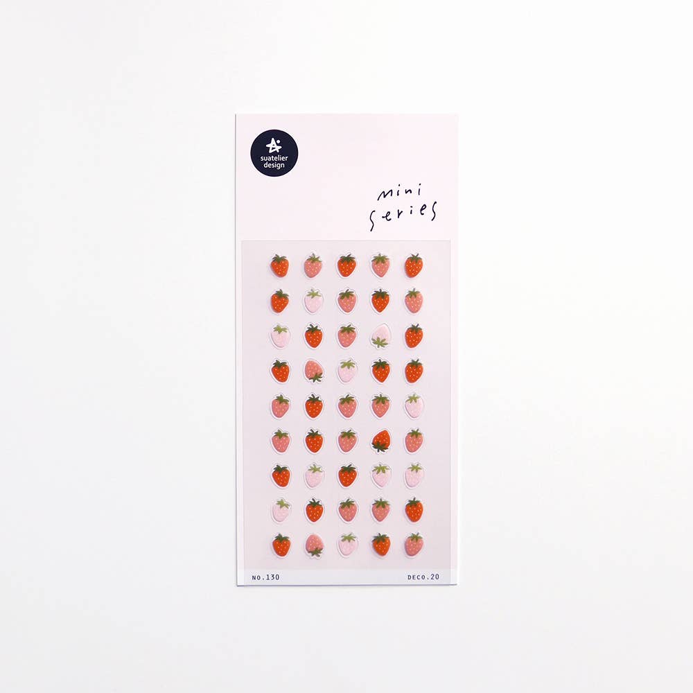 Suatelier Design Mini Series Stickers - Strawberry Deco. 20