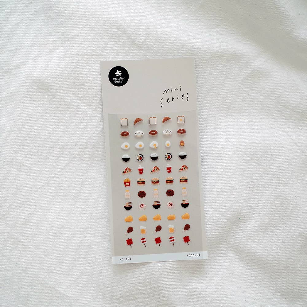 Suatelier Design Mini Series Stickers - Food.01