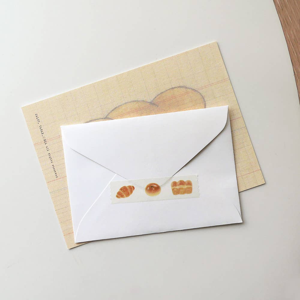 Suatelier Design Washi Tape - Bread Illust.08