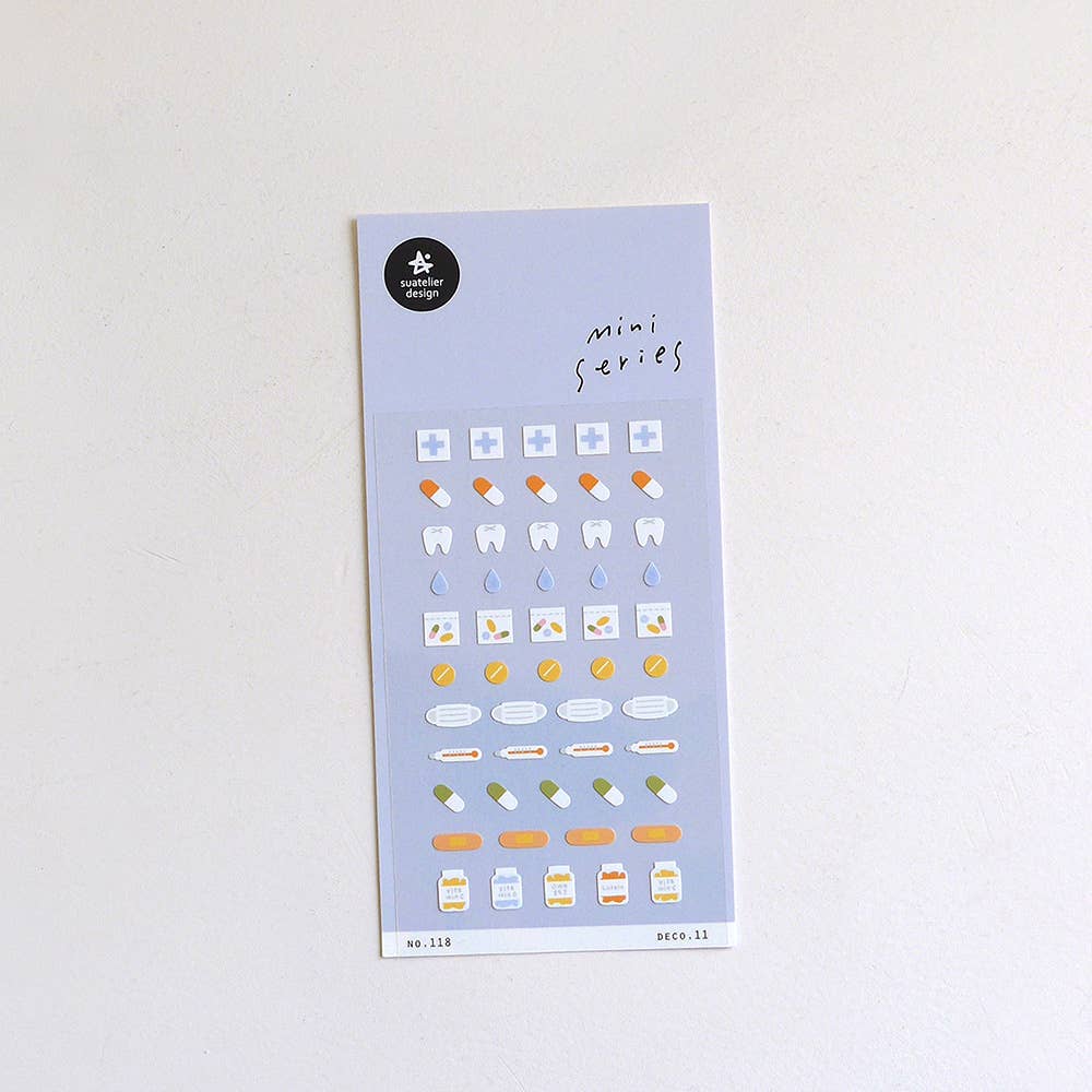 Suatelier Design Mini Series Stickers - Medicine Deco. 11