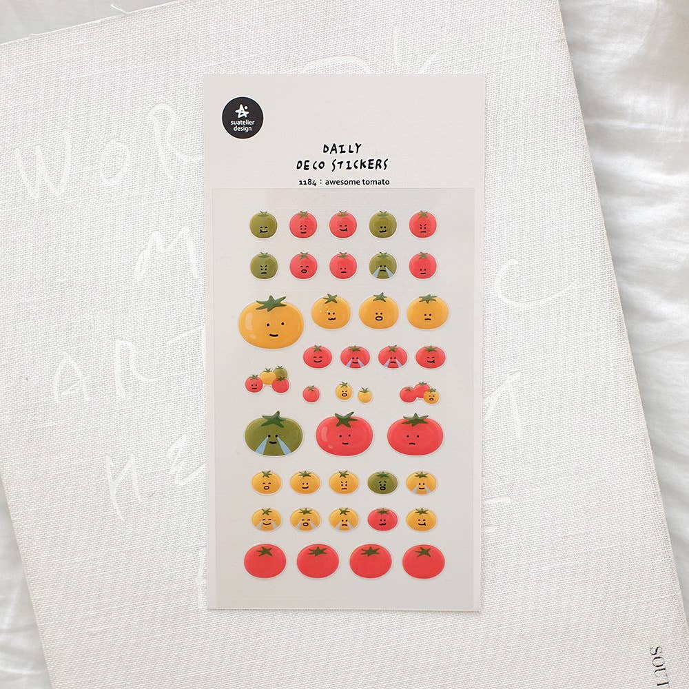 Suatelier Design Daily Deco Stickers - 1184 Awesome tomato