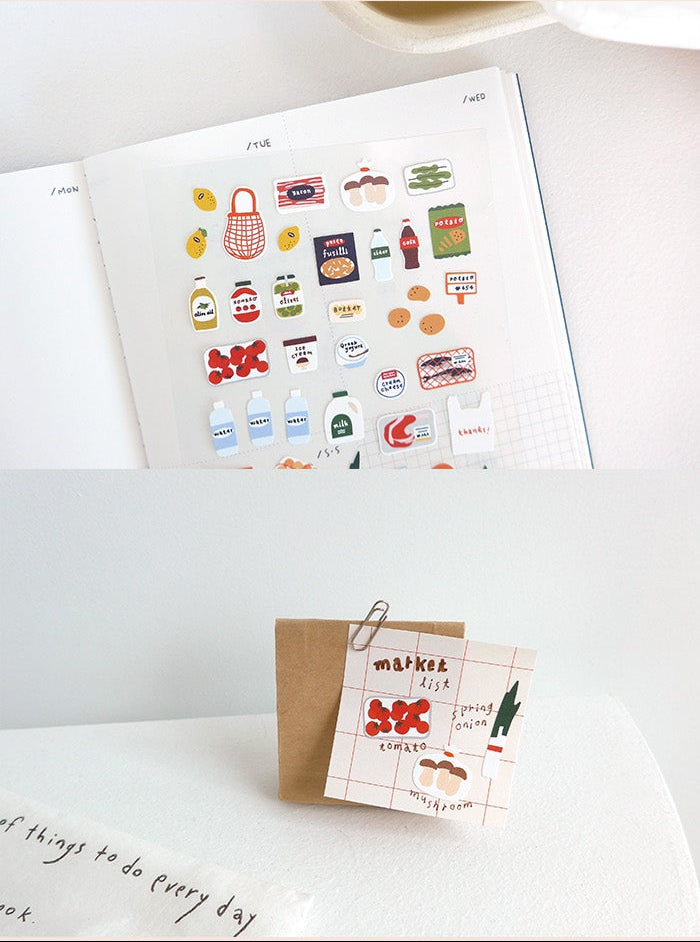 Suatelier Design Daily Deco Stickers - 1126 Market