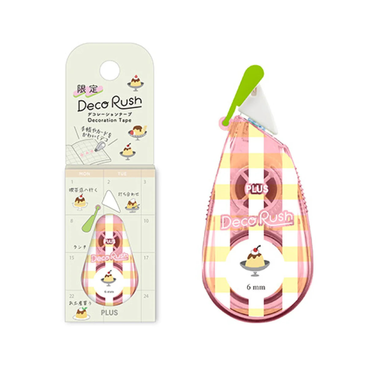 Plus Deco Rush Decorative Tape - Notebook Day Pudding (Limited Edition)
