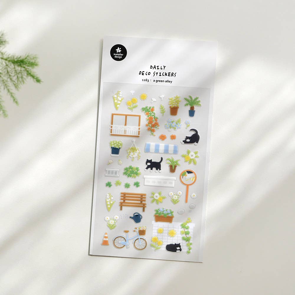 Suatelier Design Daily Deco Stickers - 1163 A Green Alley