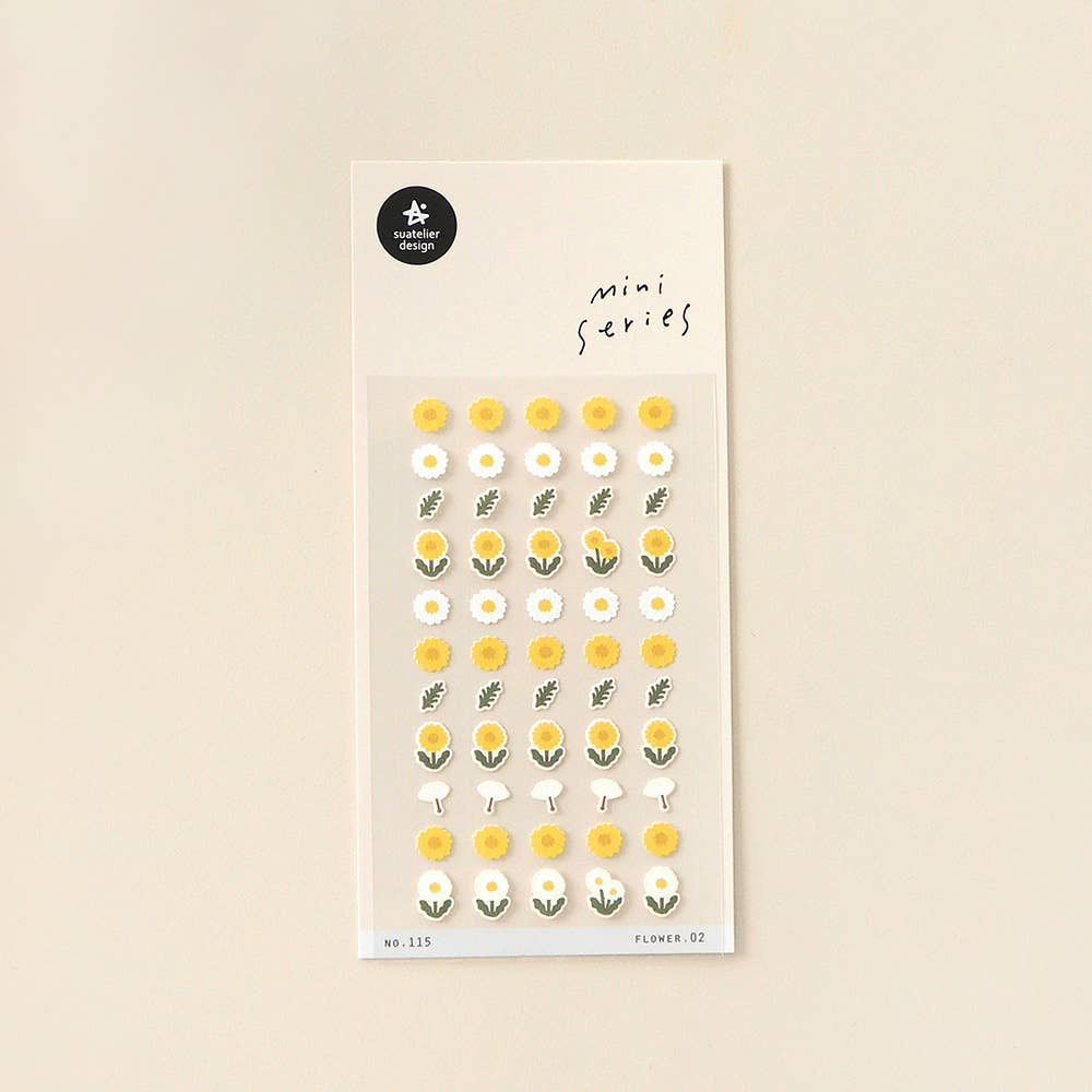 Suatelier Design Mini Series Stickers - Daisy Flower.02