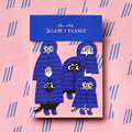 Sesame & Peanut 大芝麻小花生 Waterproof Sticker Pack - Stacking Raincoat Cats