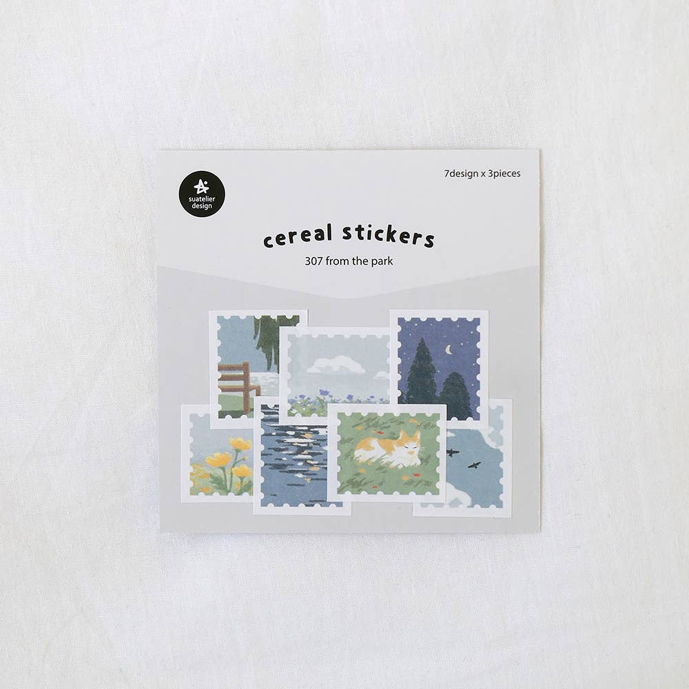 Suatelier Design Cereal Stickers - 307 from the park