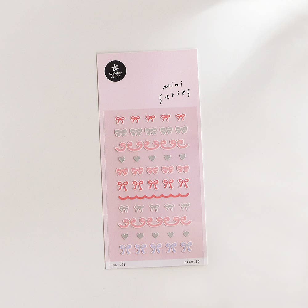 Suatelier Design Mini Series Stickers - Ribbon Deco. 13