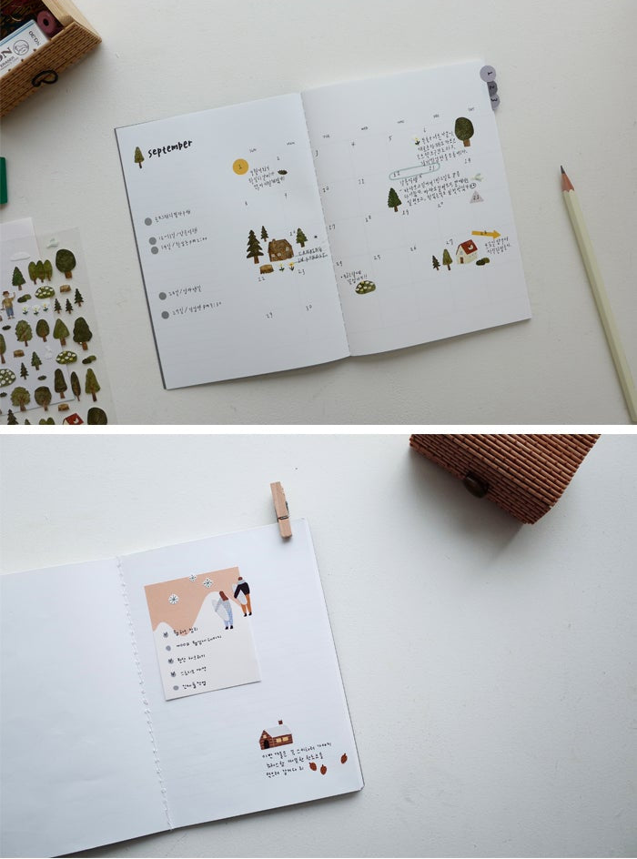 Suatelier Design Notebook - 1923 Monthly Note