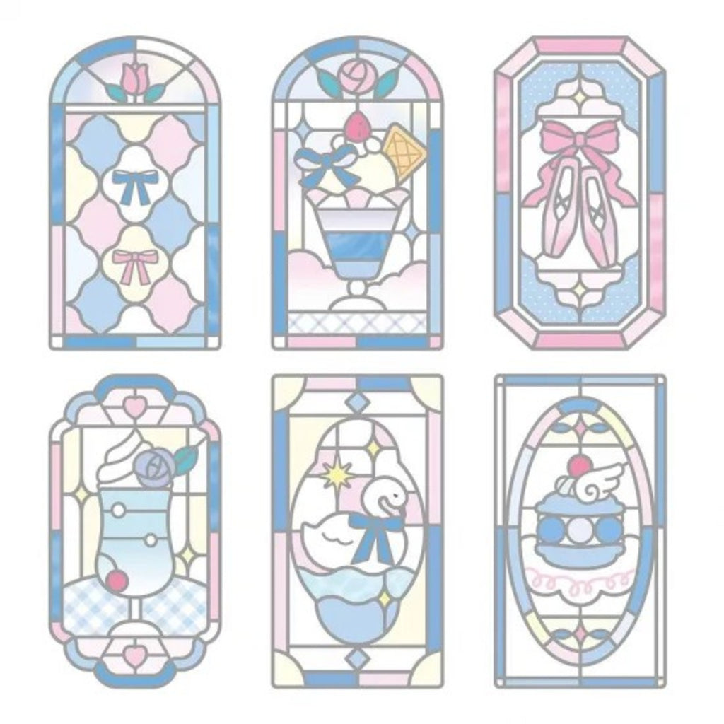 Q-Lia Glass Parlor Clear Stickers - Soda Parfait