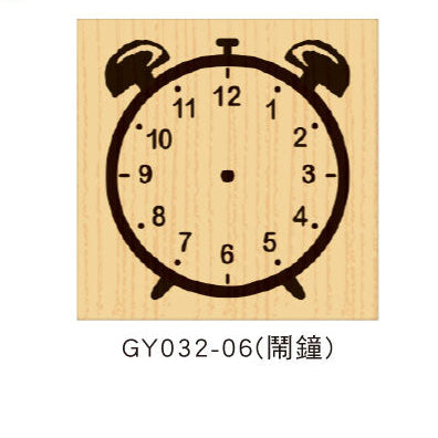 Season Paper Stamp - Clock