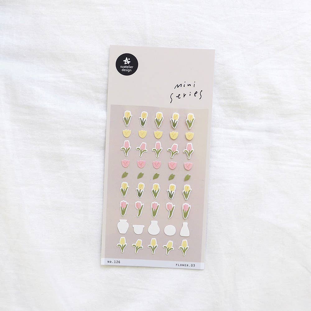 Suatelier Design Mini Series Stickers - Flower.03