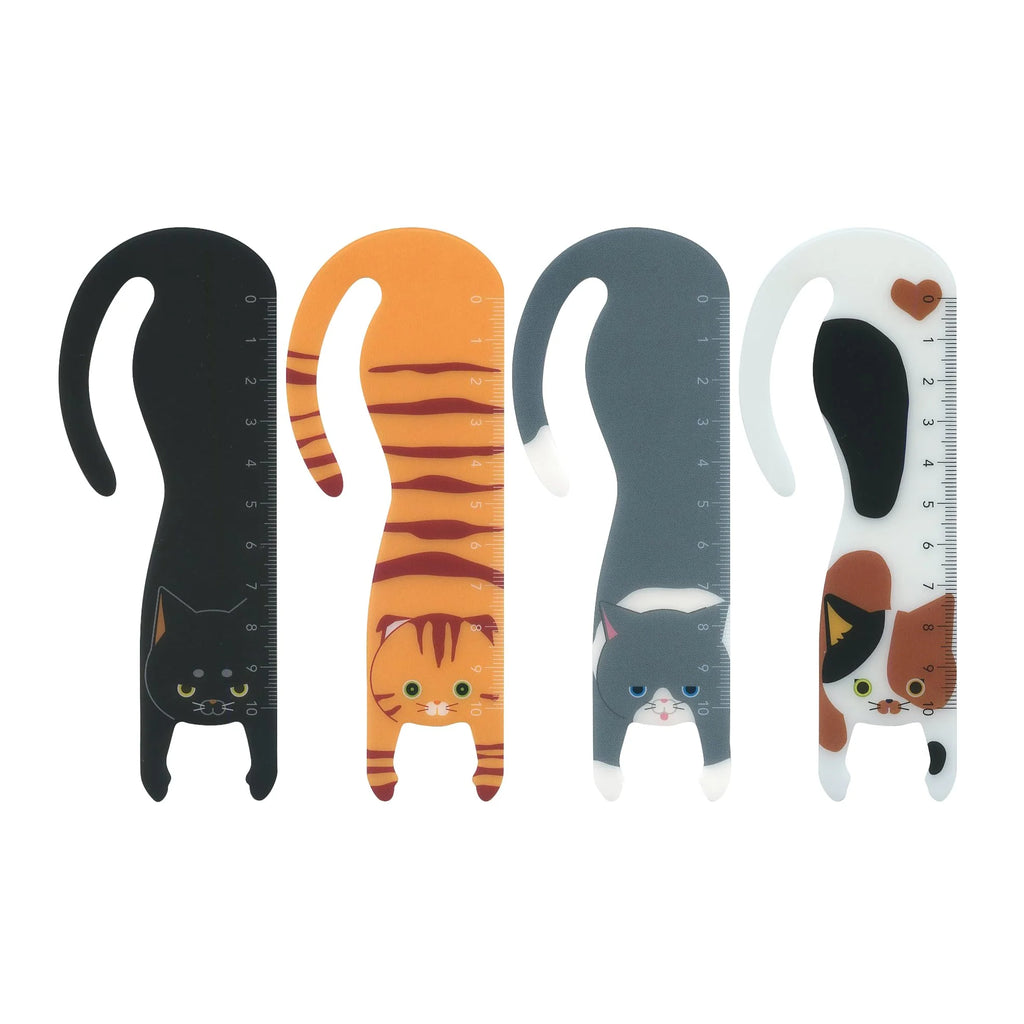 Velos Cat Book Mark & Ruler