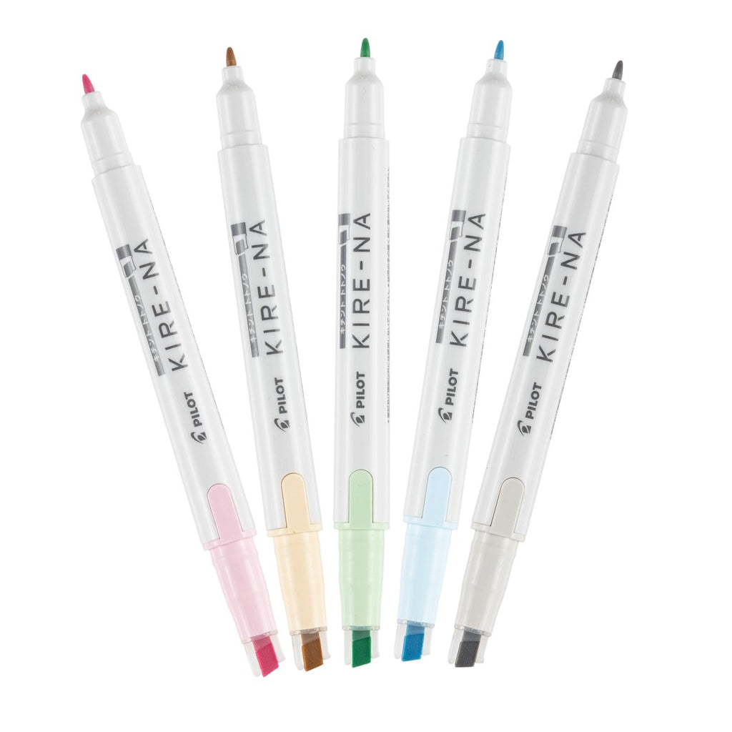 Pilot KIRE-NA Highlighter set - Pale colour