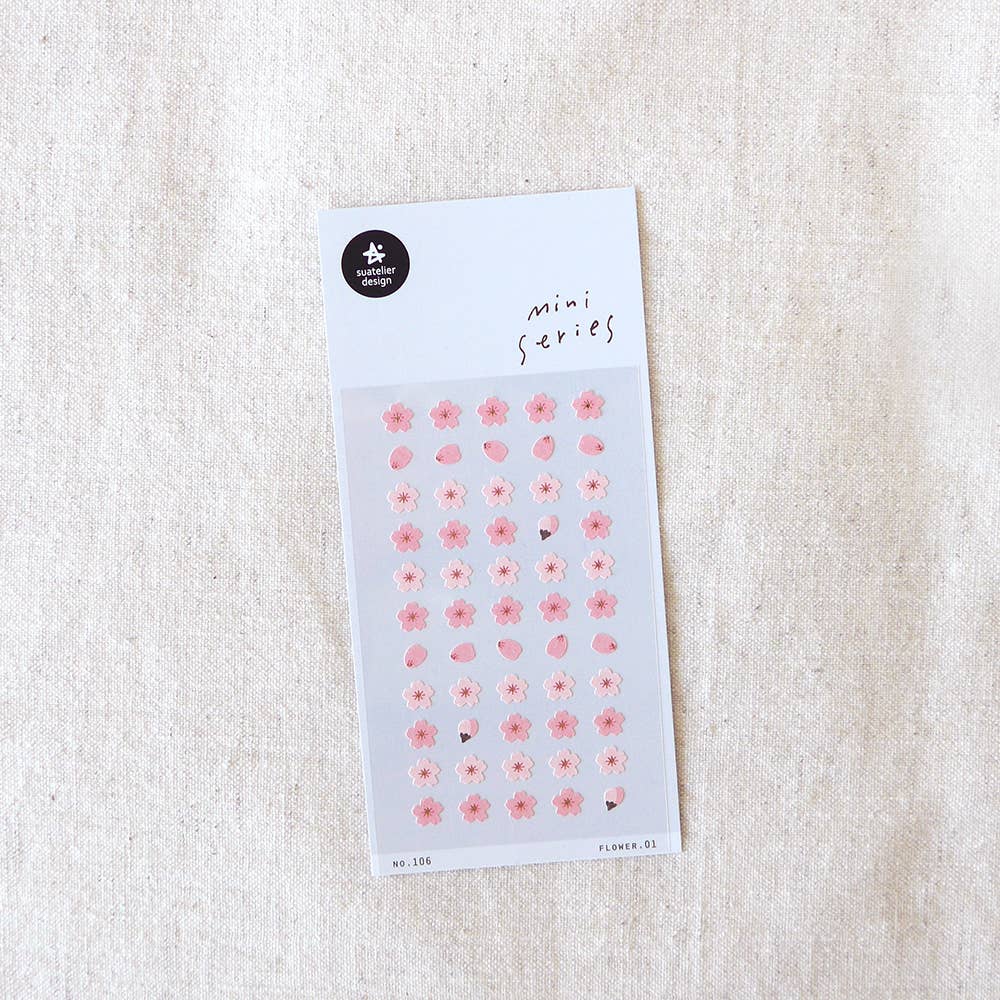 Suatelier Design Mini Series Stickers - Sakura Flower.01