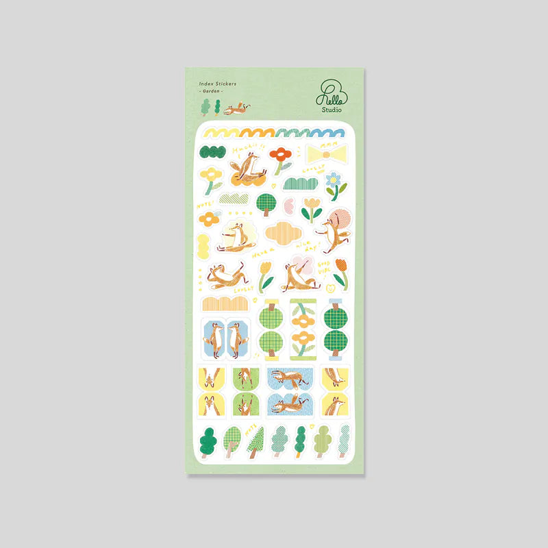 Hello Studio Index Sticker - Huchii Garden