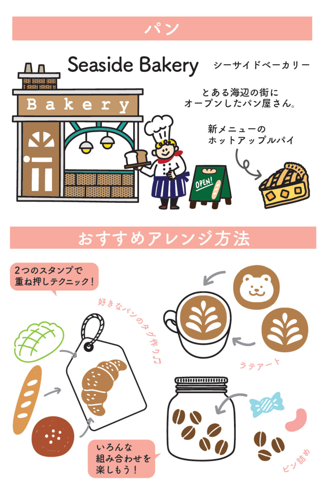 World Craft Clear Stamp - Bakery