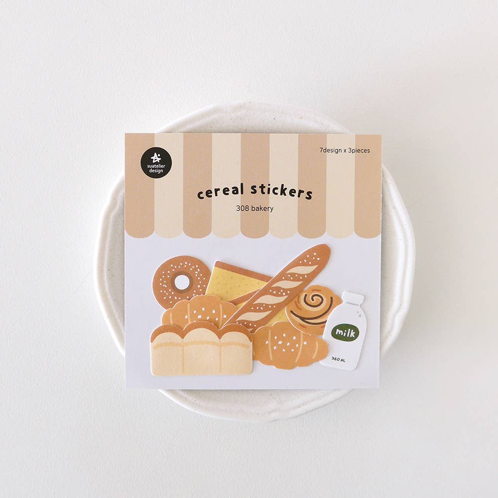 Suatelier Design Cereal Stickers - 308 Bakery