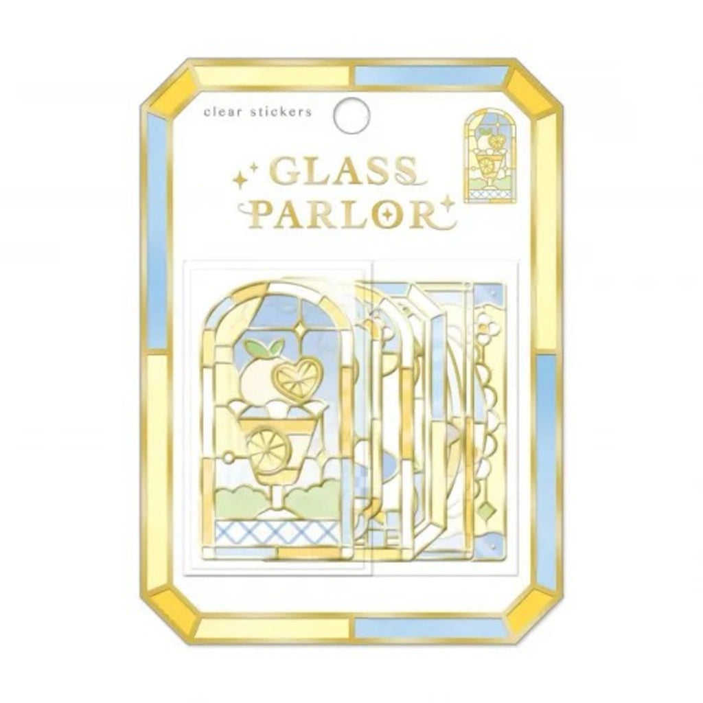 Q-Lia Glass Parlor Clear Stickers - Honey Lemon Parfait
