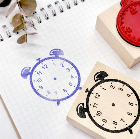 Season Paper Stamp - Clock