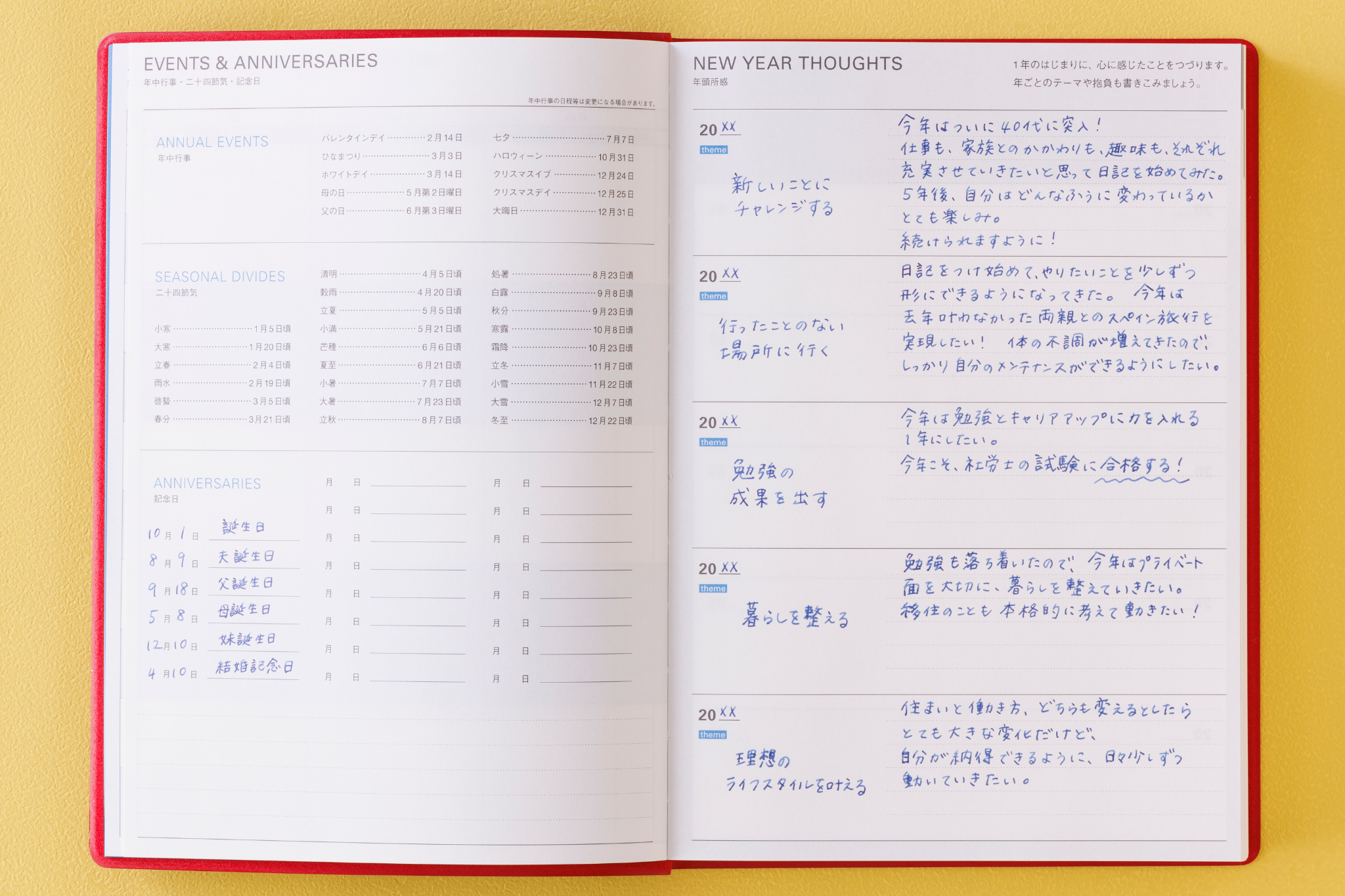 Mark's Inc Undated Five Years Diary