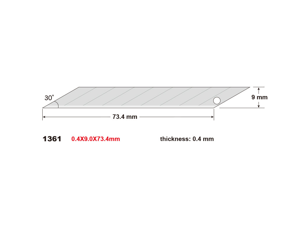 SDI Snap-Off 30 degree Blades 9mm