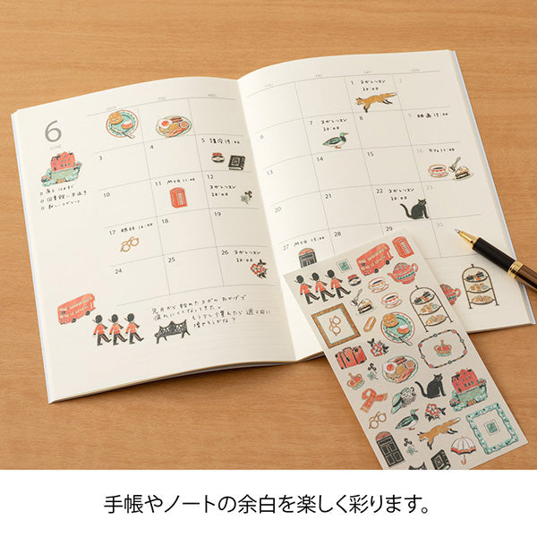 Midori Country Motif Stickers
