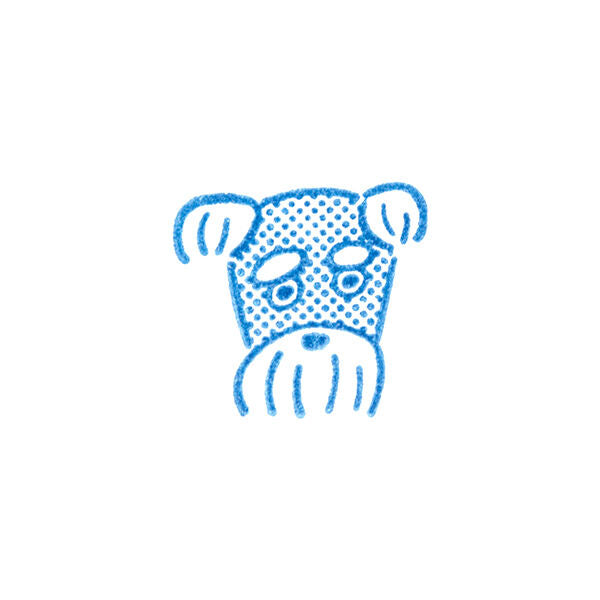 King Jim Co. Kori Jirushi Small Stamp - Schnauzer