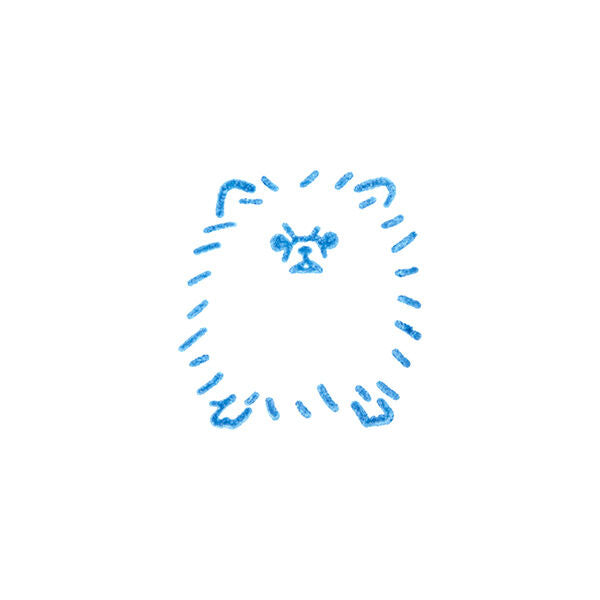 King Jim Co. Kori Jirushi Small Stamp - Pomeranian