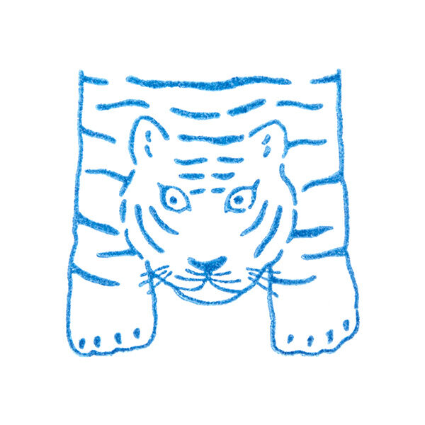 King Jim Co. Kori Jirushi Large Stamp - Tiger