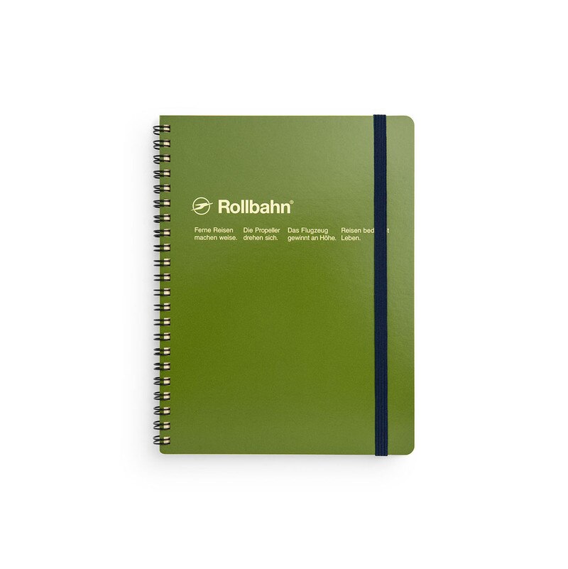 Delfonics Rollbahn Spiral Bound Notebook -Grid A5