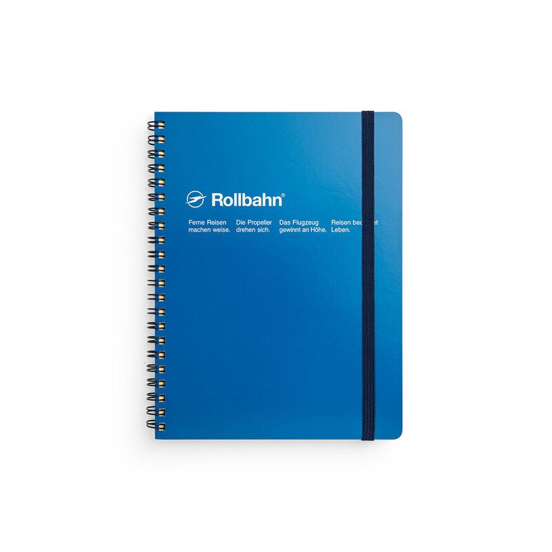 Delfonics Rollbahn Spiral Bound Notebook -Grid A5