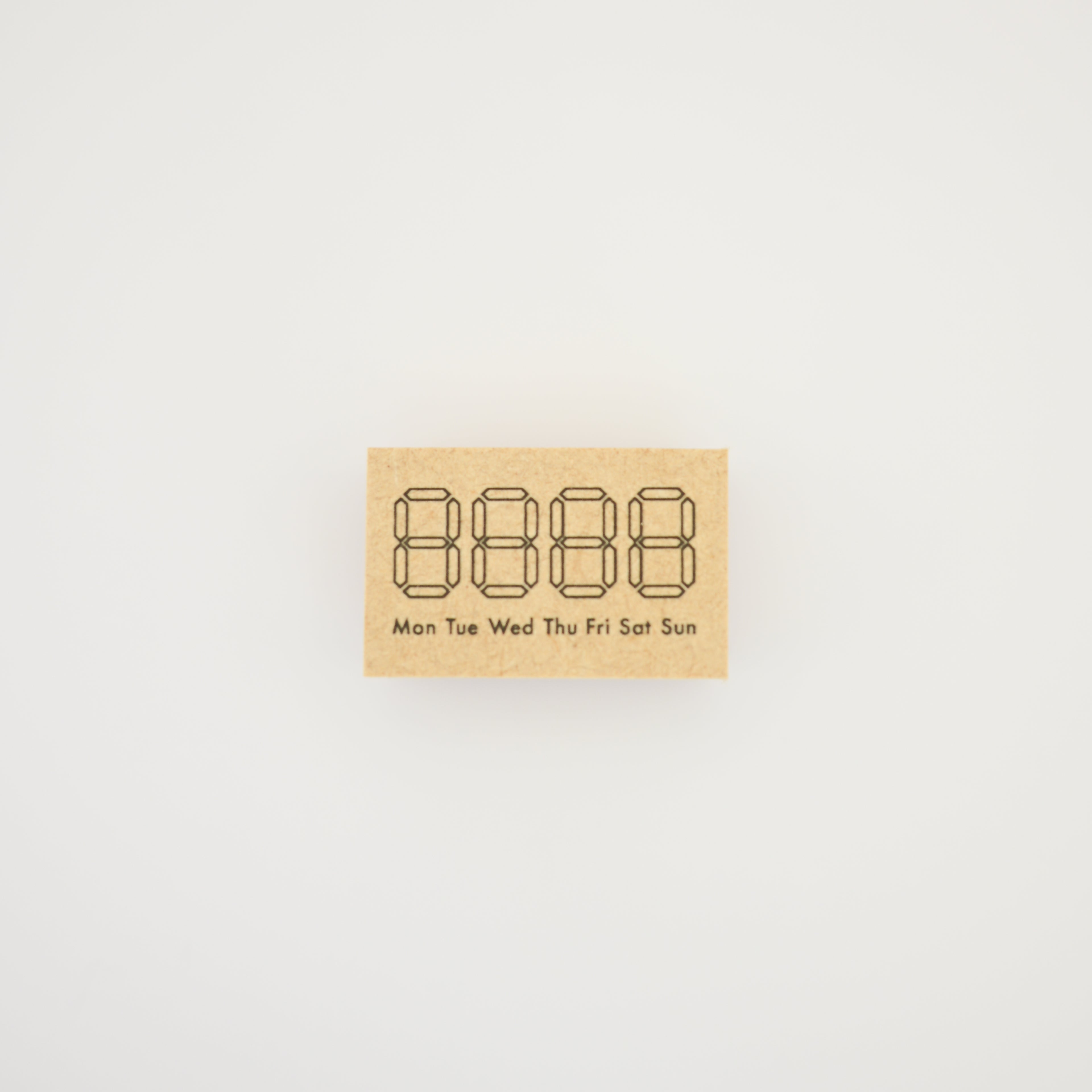 Stamp Marche - Weekday & Digital number stamp
