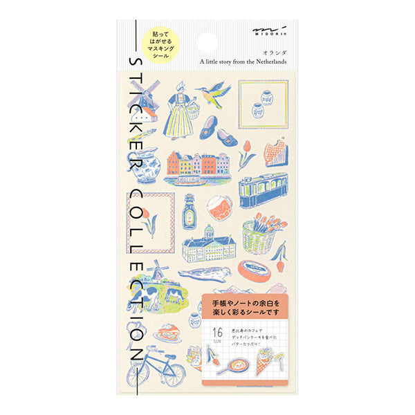 Midori Country Motif Stickers