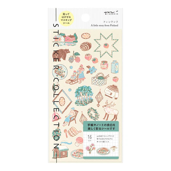 Midori Country Motif Stickers