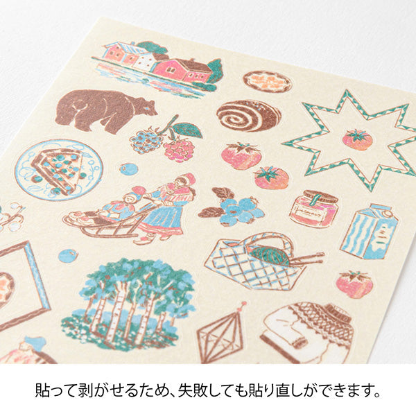 Midori Country Motif Stickers