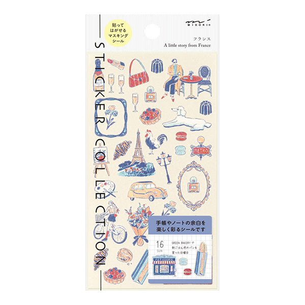 Midori Country Motif Stickers