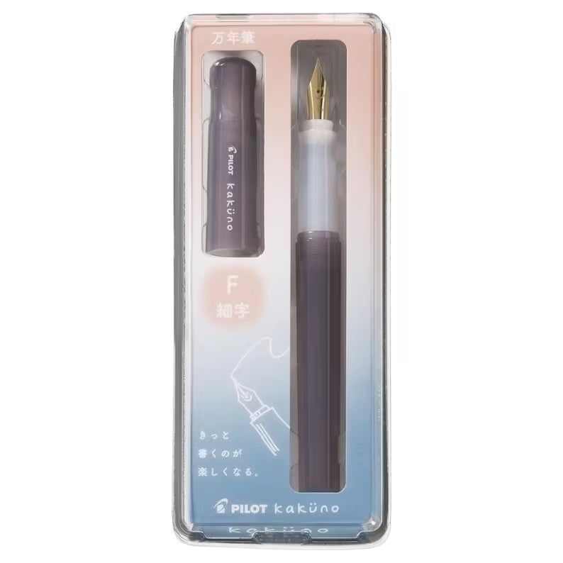 Pilot Kakuno Smiley Face Fountain Pen - Madoromi Colour Limited Edition - Fine Nib