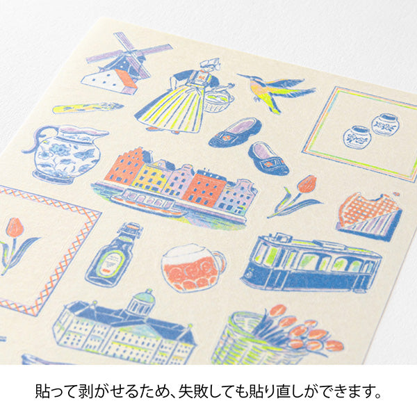 Midori Country Motif Stickers