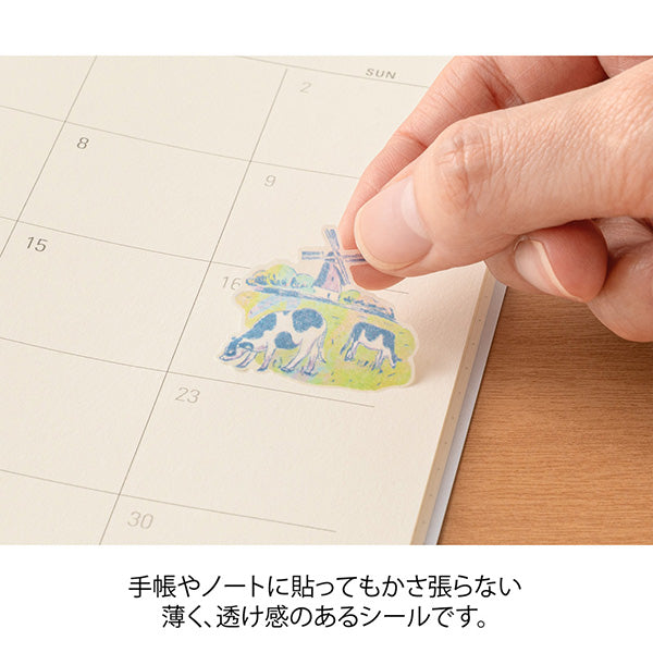 Midori Country Motif Stickers