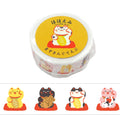 World Craft Washi Tape - Maneki Neko Smile Series