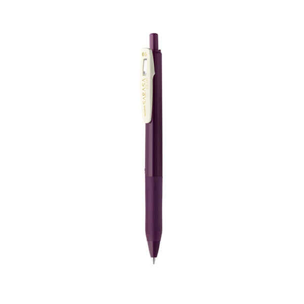 Zebra Sarasa Push Clip Gel Pen - Vintage Colour 0.5mm